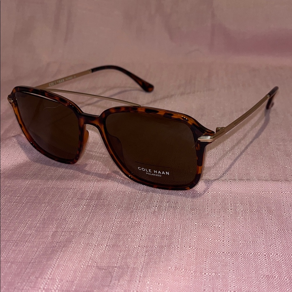Cole Haan Brown Tortoise Sunglasses
